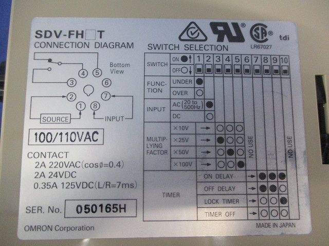  ボルティジ センサ 電圧センサ SDV-FH 6 T 電設資材 材料 資材