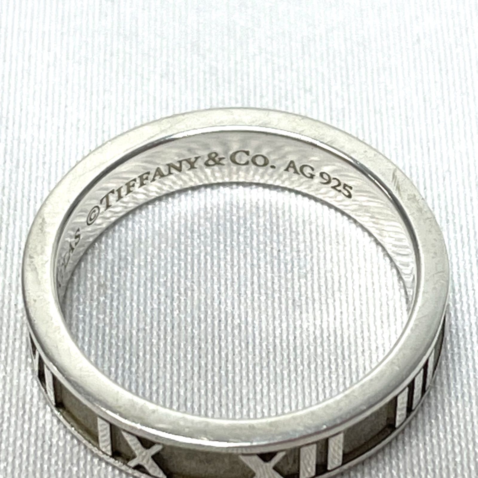ABランク】 Tiffany ティファニー ATLAS アトラス リング シルバー