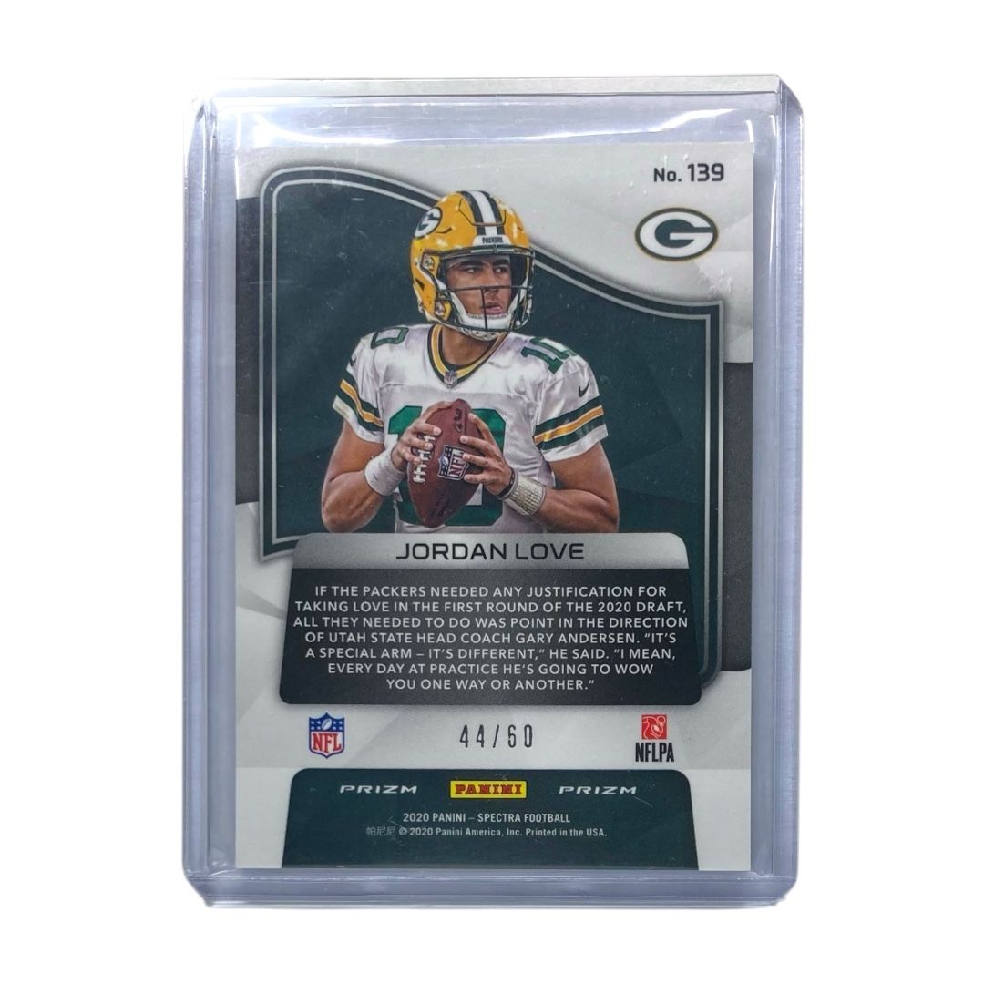 PANINI NFLカード SPECTRA PRIZM JORDAN LOVE PACKERS 60 139 IT 2