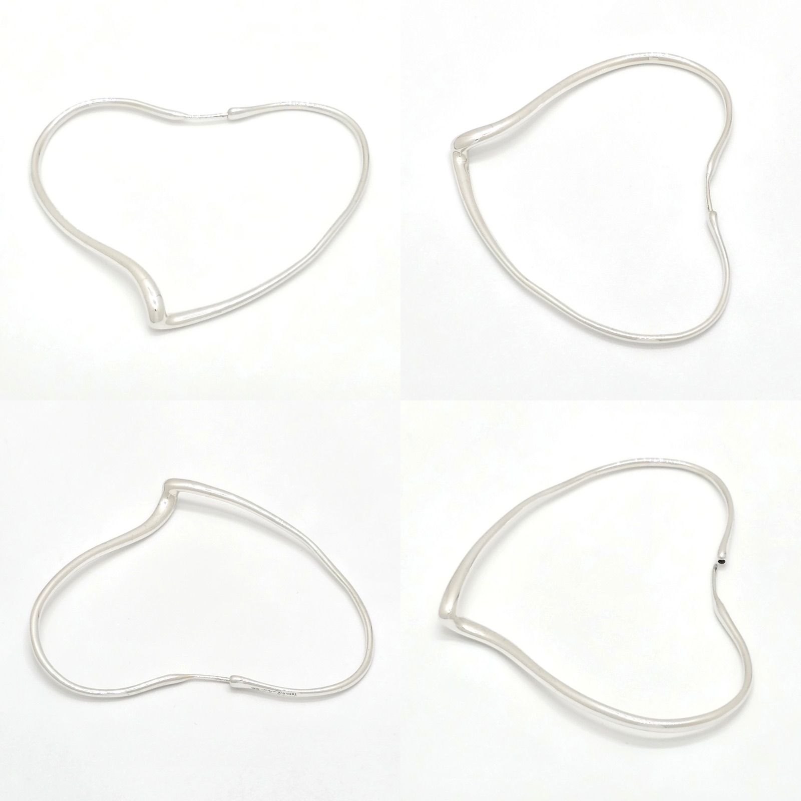 TIFFANY&CO. ティファニー オープン ハート フープ ピアス ラージ 両耳