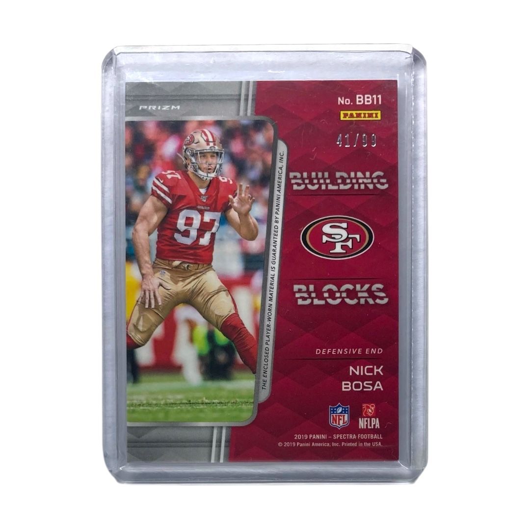 PANINI NFLカード SPECTRA PRIZM NICK BOSA 49 ERS 99 BB 11 IT 2