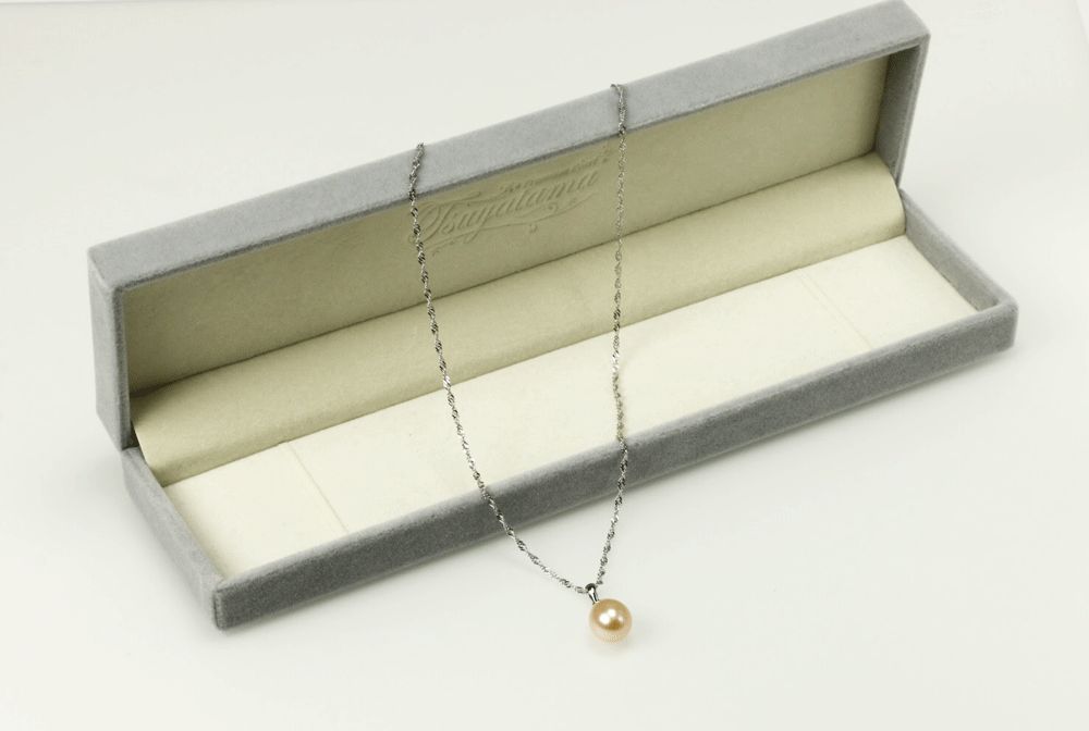 ✨天然✨️本真珠 ネックレス 45cm 9.5〜10mm 大玉 本真珠ネックレス 大粒9.5-10m ドロップ型 一粒真珠ペンダント 天然