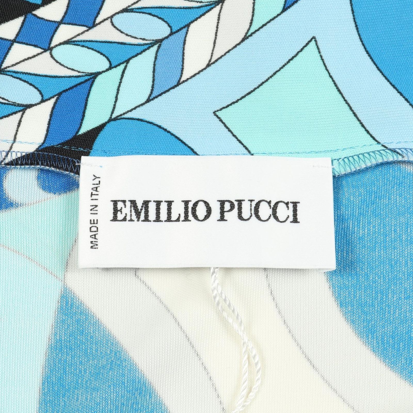 エミリオプッチ Emilio Pucci ワンピース ブルー系 レーヨン
