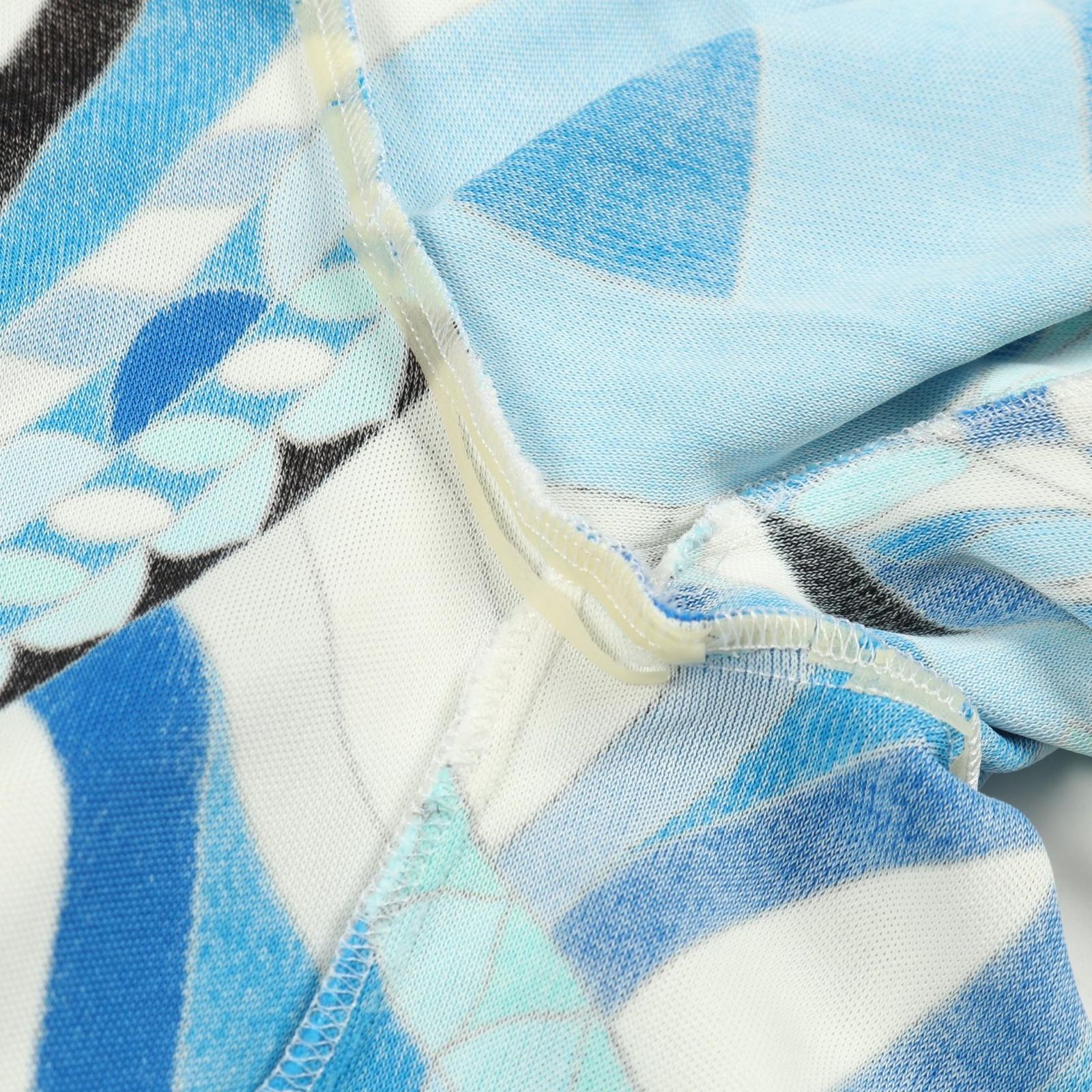 エミリオプッチ Emilio Pucci ワンピース ブルー系 レーヨン