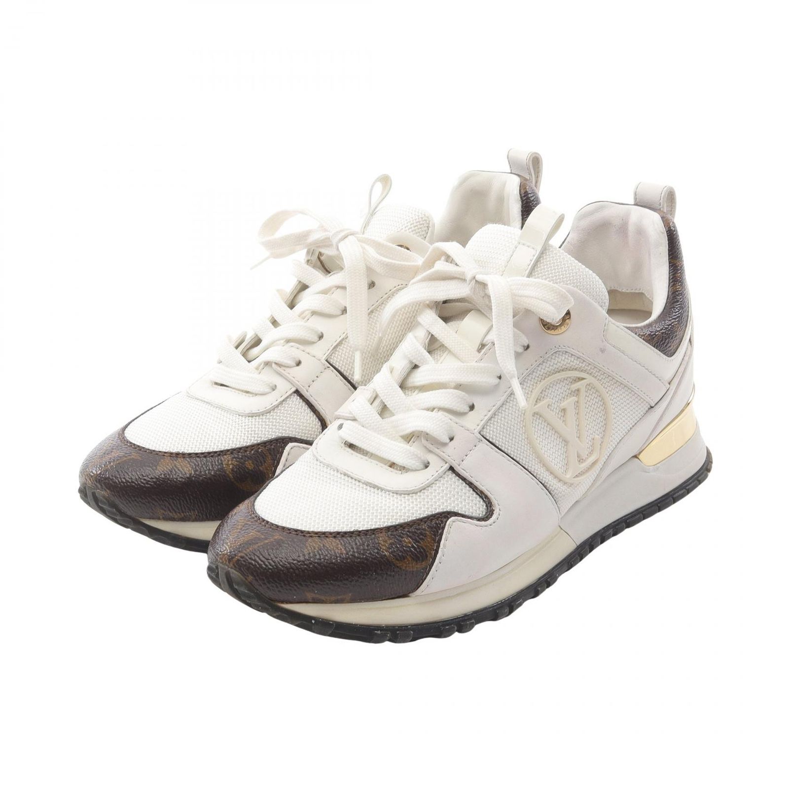 ルイ ヴィトン LOUIS VUITTON スニーカー ランアウェイライン M 0211 PVCコーティングキャンバス レディース B