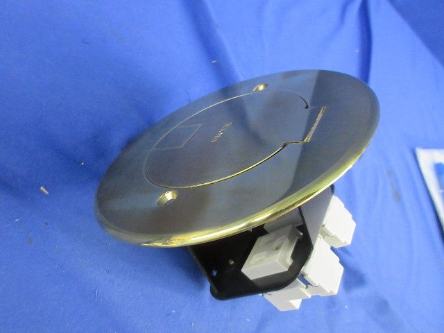 プラグ収納型フロアコンセント -J