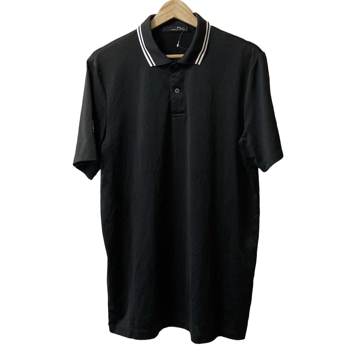 RLX RalphLauren ラルフローレン 半袖ポロシャツ サイズS メンズ 黒 白