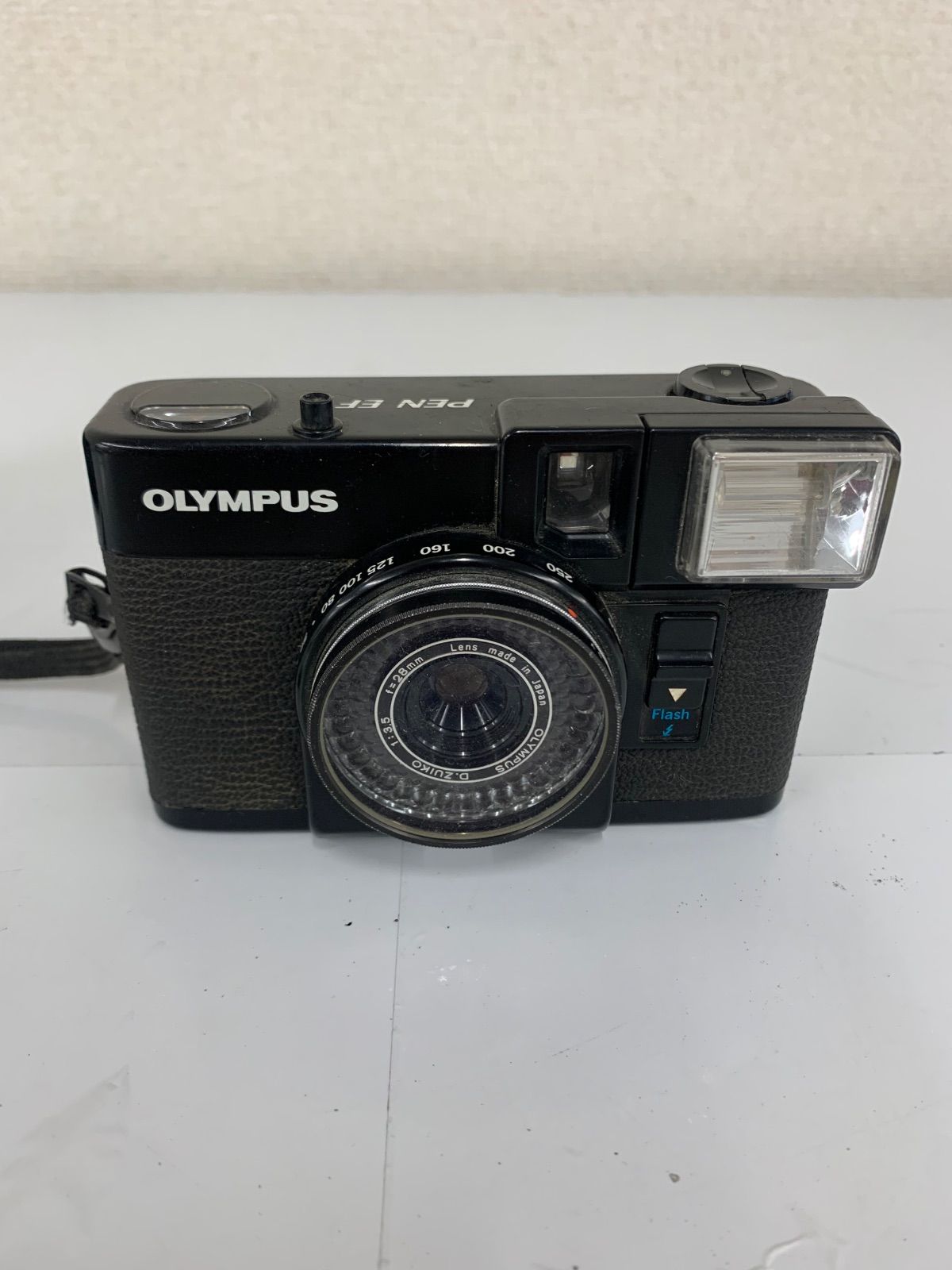 ％3 動作未 オリンパス Olympus PEN EF D Zuiko 28 mm F 3 5 コンパクトカメラ ケース付き 本体ネーム入り カメラ 1