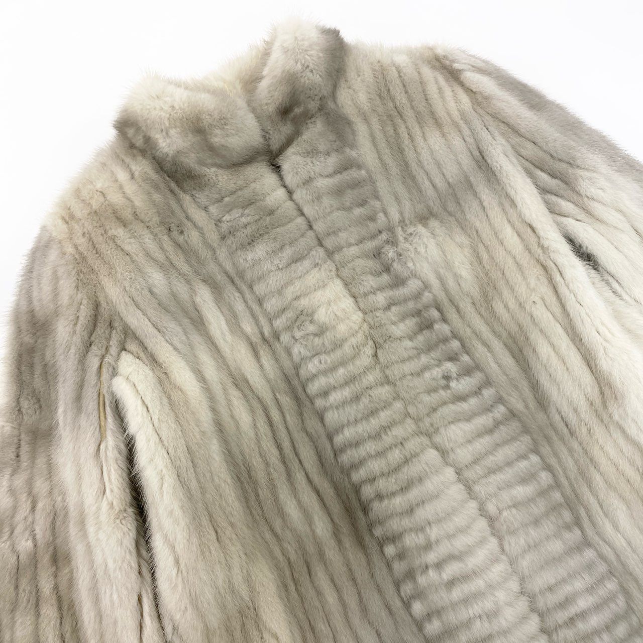 36k28 Canada Mink 最高級毛皮 サファイヤミンク ミンクコート ハーフ