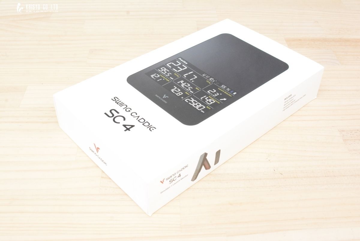 スイング測定器 スイングキャディ Swingcaddie SC 4 弾道計測器 ポータブルゴルフ 練習器具 モバイルロンチーモニター ショット用