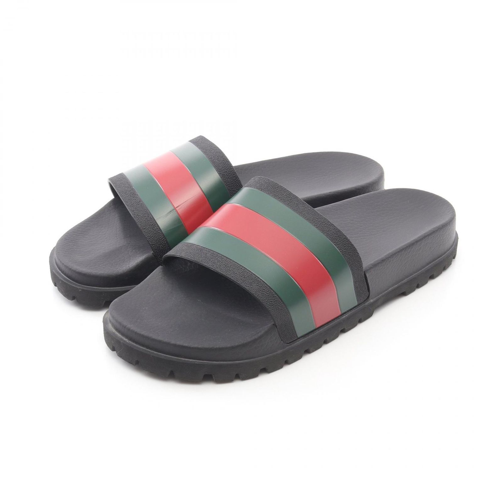 グッチ GUCCI サンダル ウェブ スライド 429469 ブラック その他 メンズ A