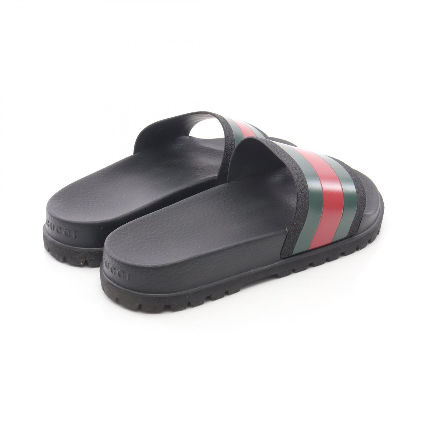 グッチ GUCCI サンダル ウェブ スライド 429469 ブラック その他 メンズ A