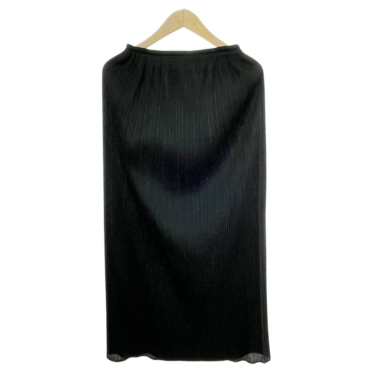 PLEATS PLEASE イッセイミヤケ ミモレ丈スカート〈黒 サイズ2〉 ◇◇ISSEY MIYAKE イッセイミヤケ PLEATSPLEASE スカート サイズ2