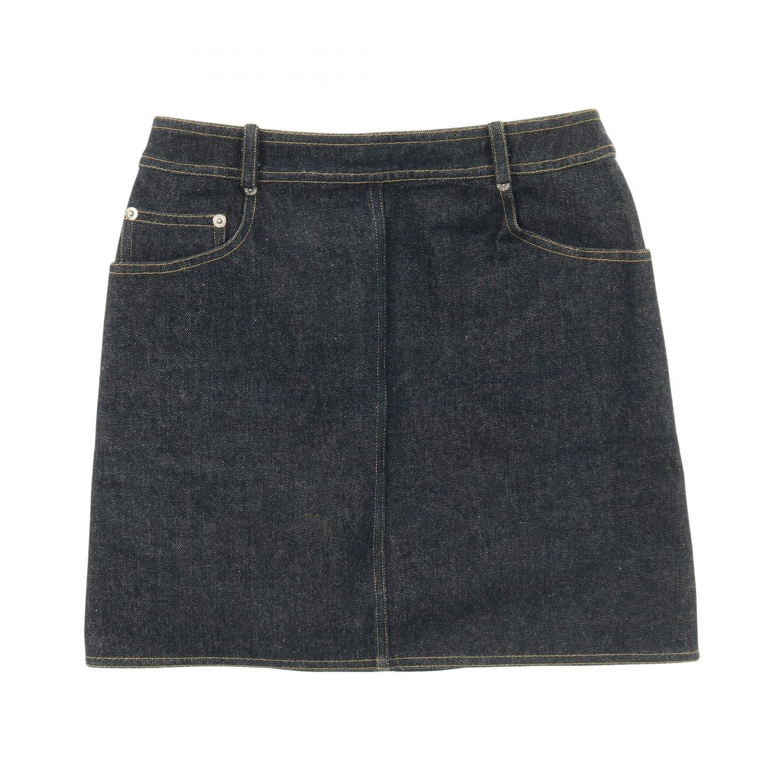 シャネル CHANEL スカート ココマーク P07055V04732 インディゴブルー