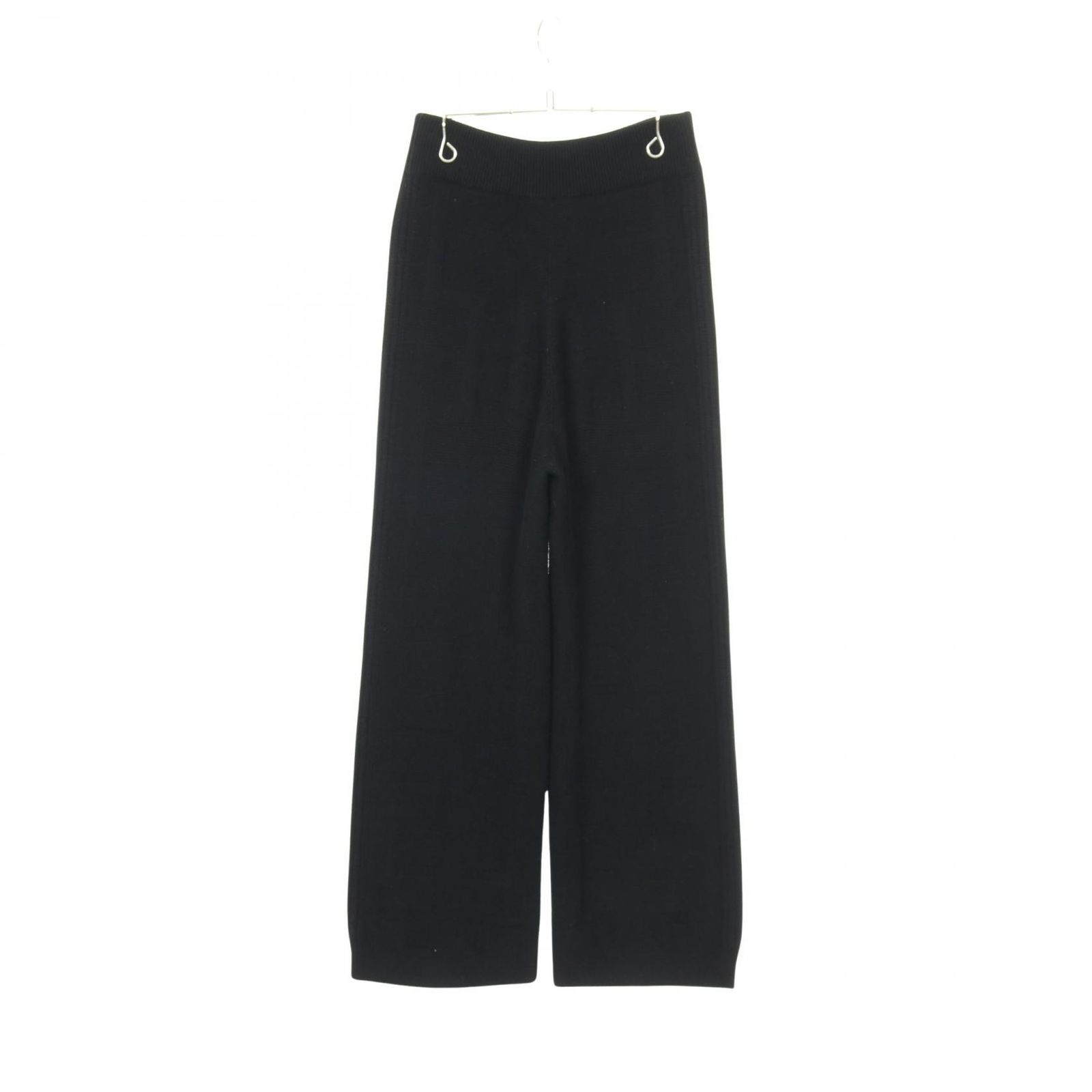 エルメス HERMES パンツ Hモチーフ ニット ウール レディース B