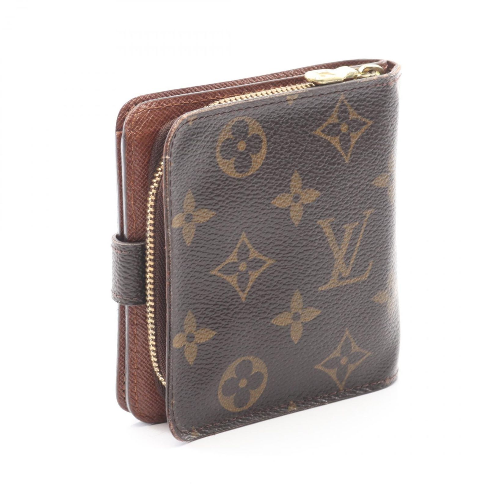 ルイ・ヴィトン LOUIS VUITTON 二つ折り財布 コンパクトジップ