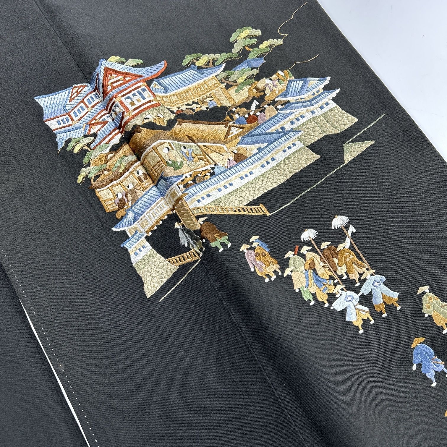 黒留袖 4枚 正絹 着物まとめ売り 同梱購入歓迎 リメイク用 着付け練習