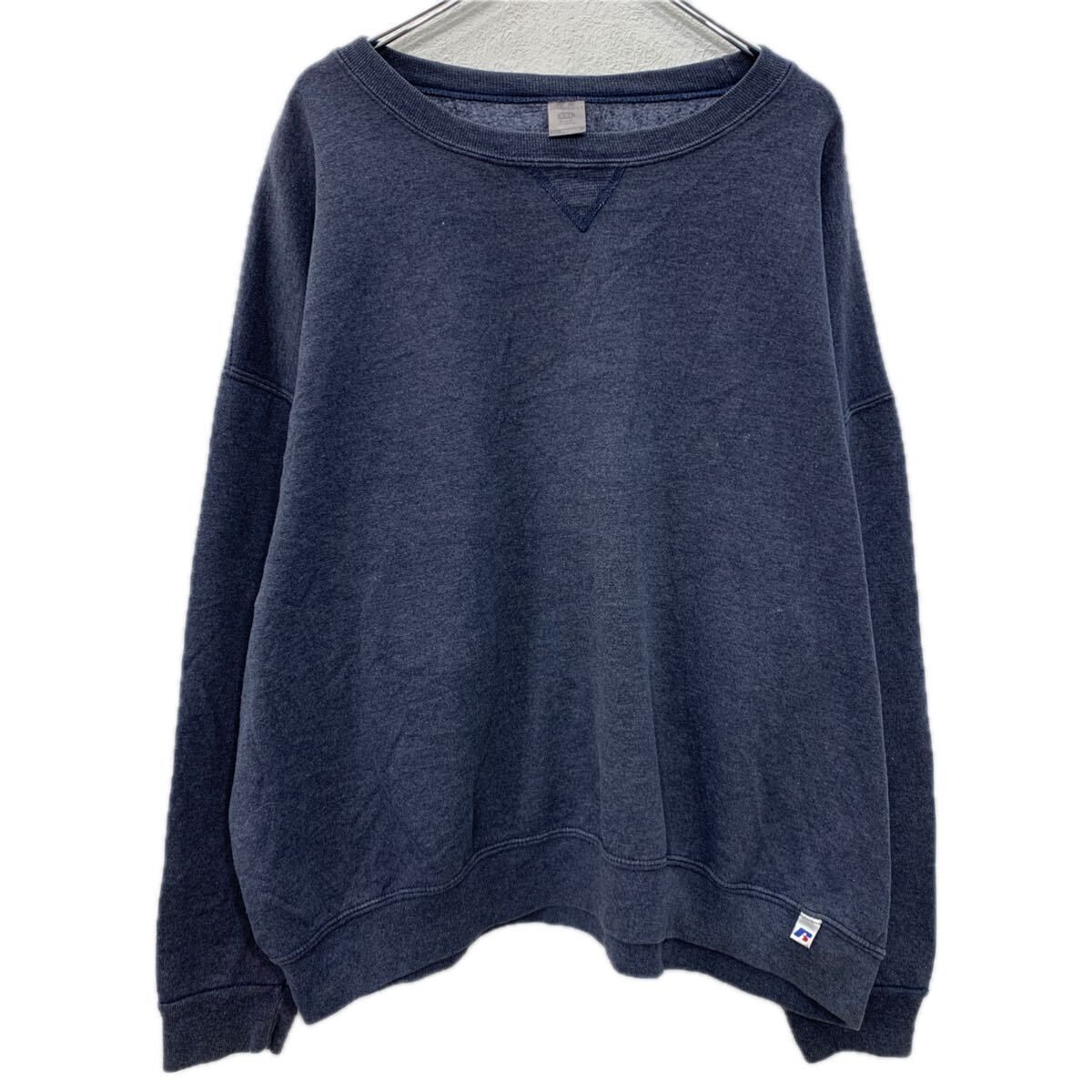 Russell Athletic 無地スウェット トレーナー XXL ダークネイビー