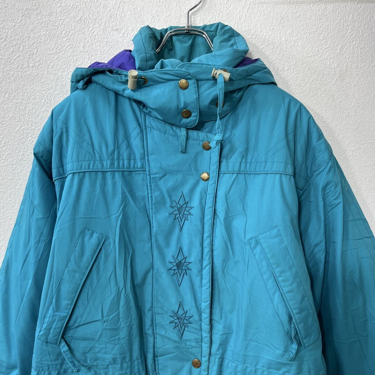 CABIN CREEK マウンテンパーカー M ライトブルー ジップアップ