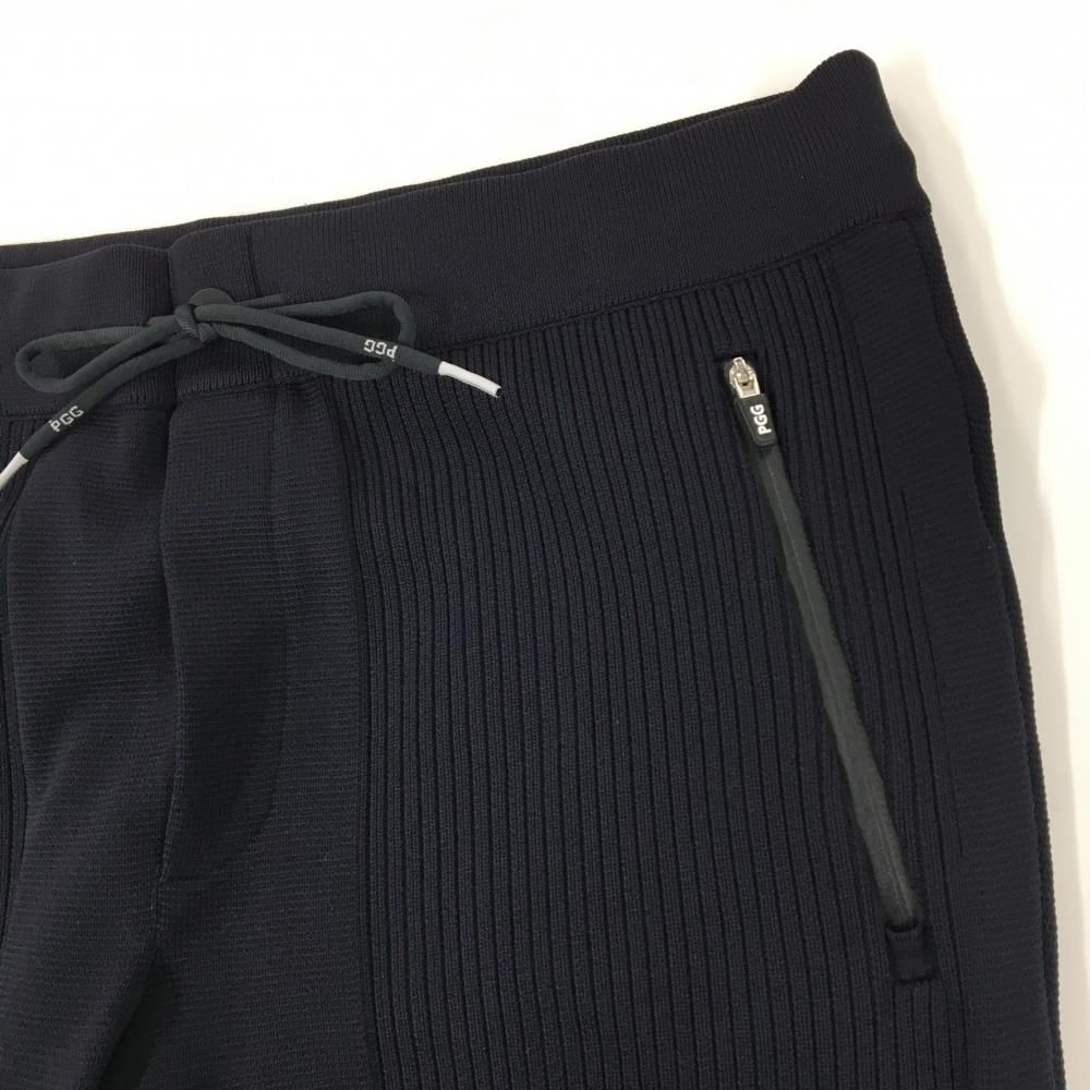 超美品】PGGパーリーゲイツ ニットパンツ ネイビー ウエストゴム