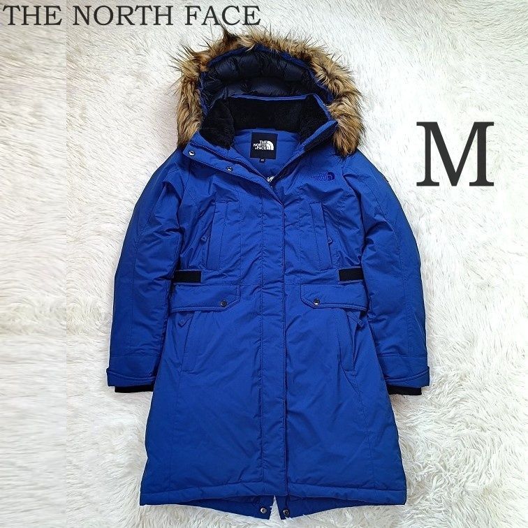 THE NORTH FACE ネイビー ファーフード付き　ダウンコート M 美品 THE NORTH FACE ノースフェイス ダウンジャケット Mサイズ