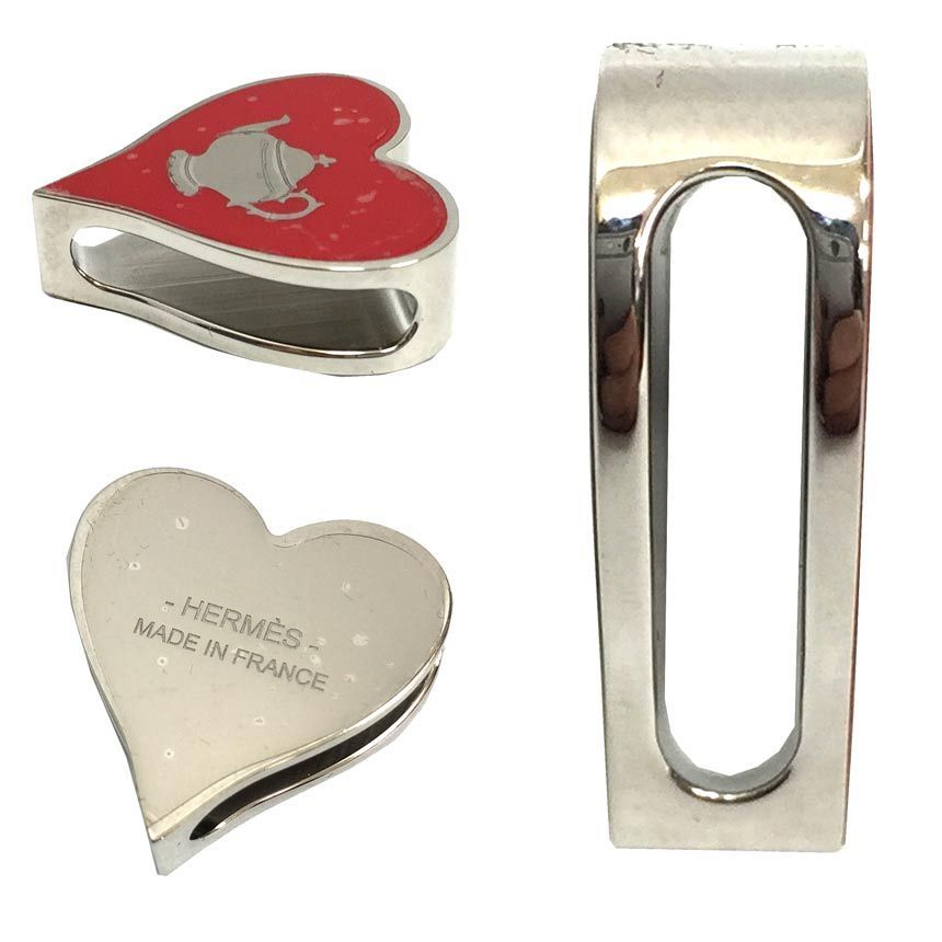 未使用 HERMES エルメス スカーフリング ツイリー用 ティータイム