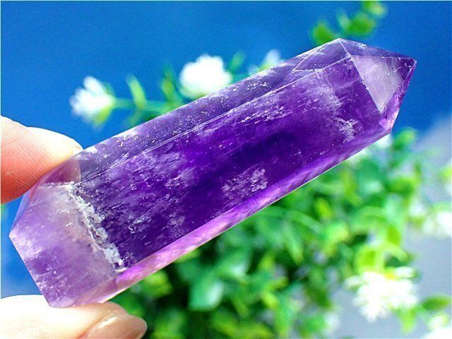 AAA級家庭円満◇天然アメジスト六角柱YT4G2/28G01A - メルカリ