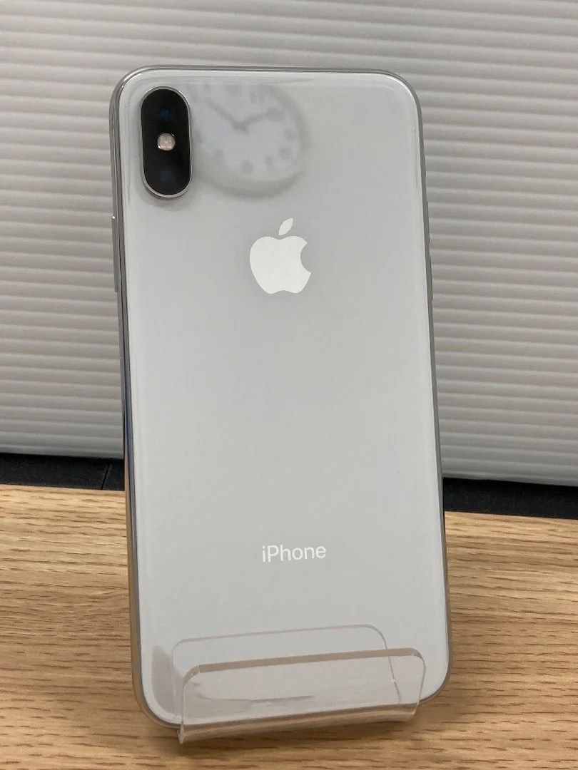 Apple アップル iPhone X NQC22J/A 256GB シルバー バッテリー92% 有機