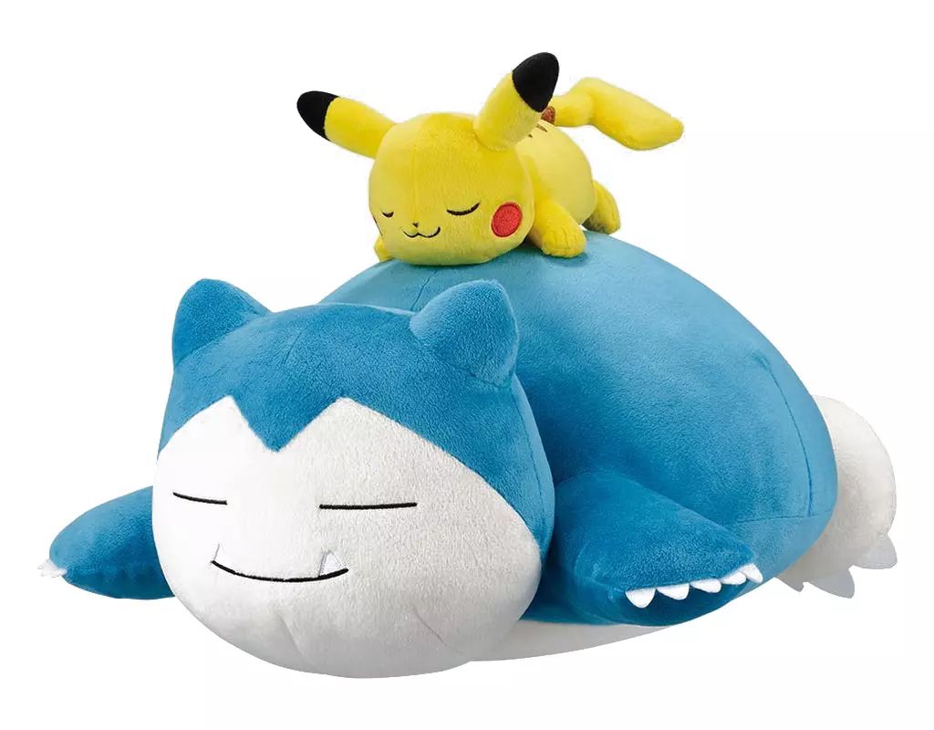 【中古】ぬいぐるみ カビゴン＆ピカチュウぬいぐるみ 「2025 Pokemon Collection くじ ～Let’s Go for a Walk!～」 B賞