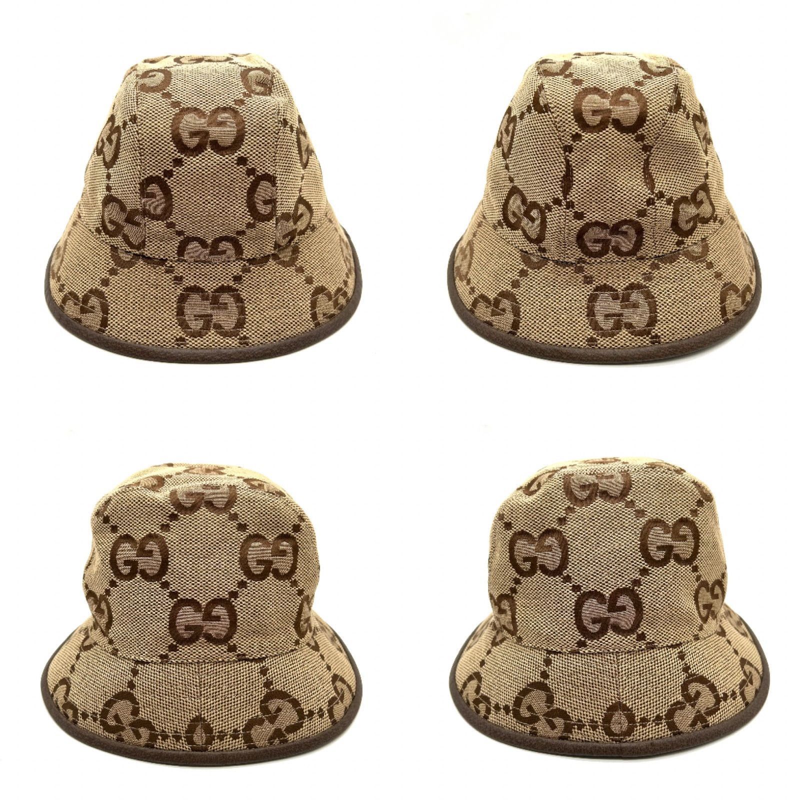 GUCCI グッチ バケットハット ジャンボGG M 681256 ベージュ