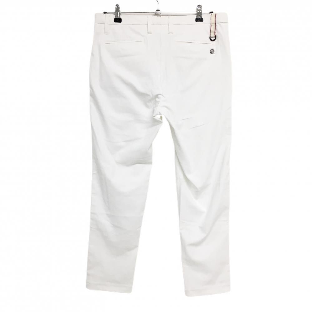 ブリーフィング　ゴルフパンツ ホワイト 美品 美品】ブリーフィング パンツ 白 ストレッチ メンズ L ゴルフウェア