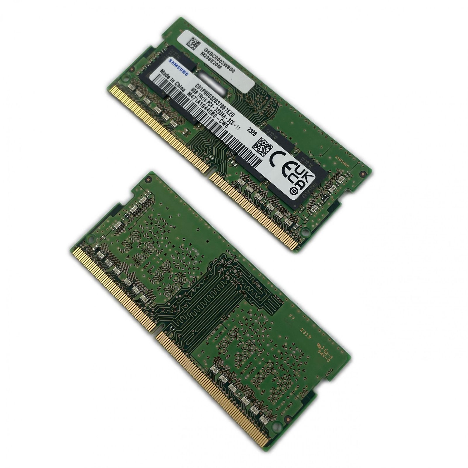 SAMSUNG PC4-3200A 16GB ノートブック用メモリ中古動作確認済み