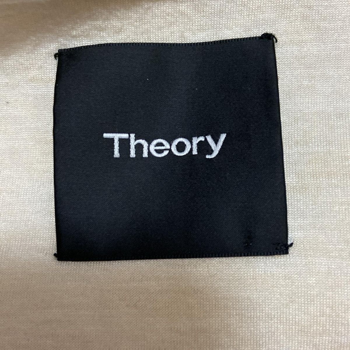 theory(セオリー) ベスト サイズS レディース - アイボリー ジップ