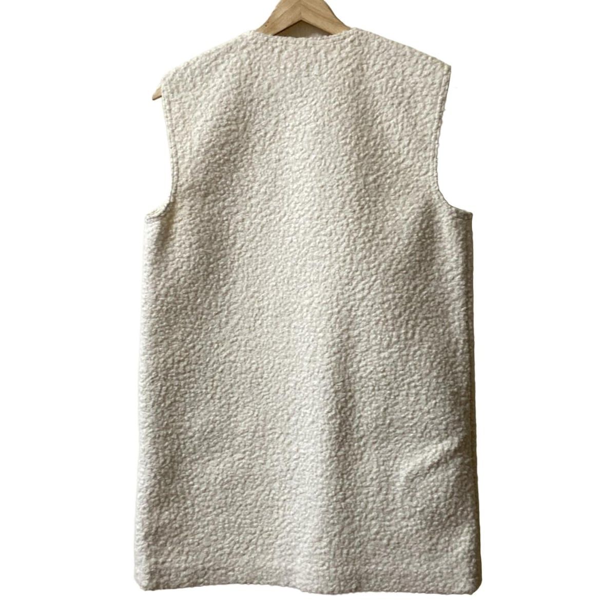 theory(セオリー) ベスト サイズS レディース - アイボリー ジップ