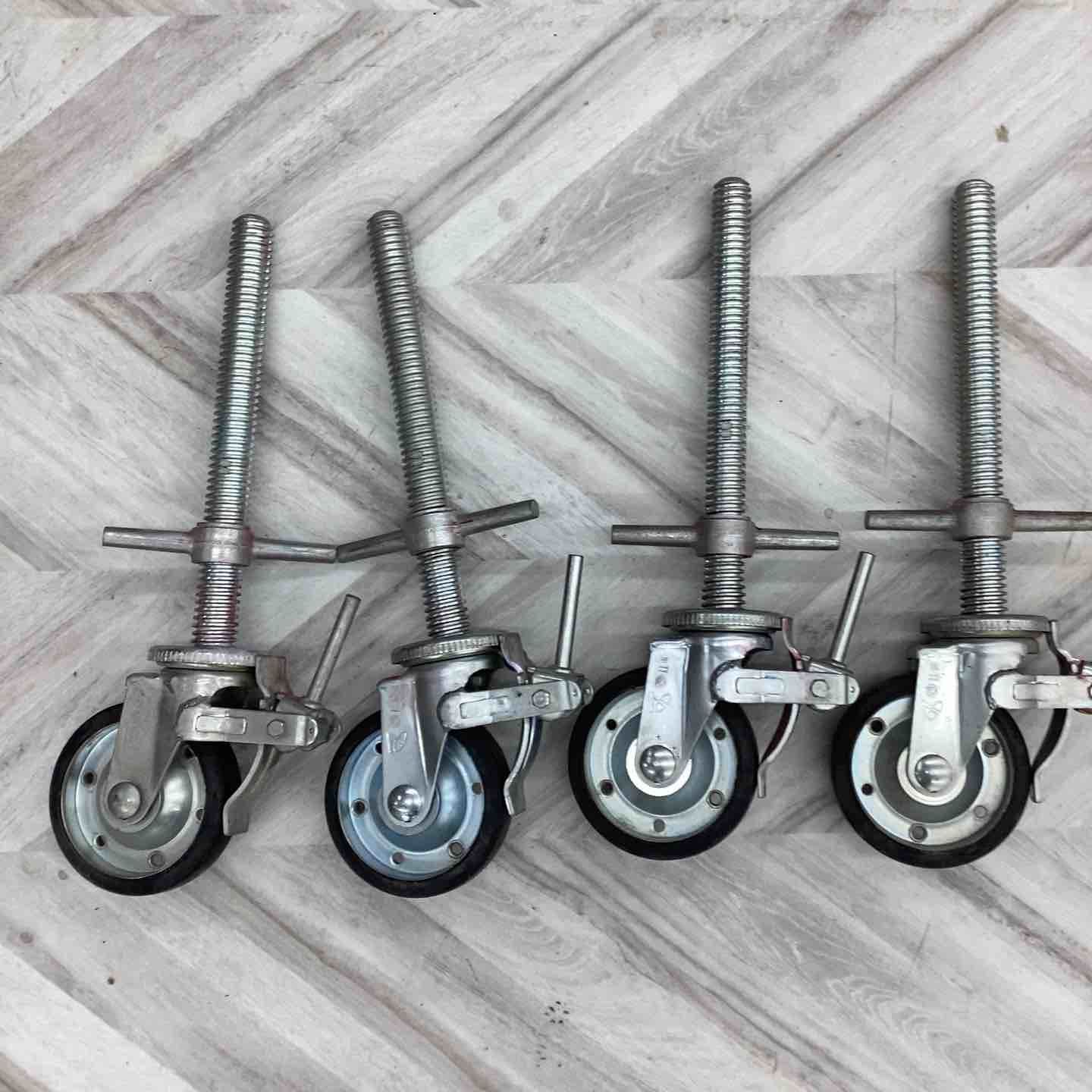 ローリングタワーの脚 車輪4本セット