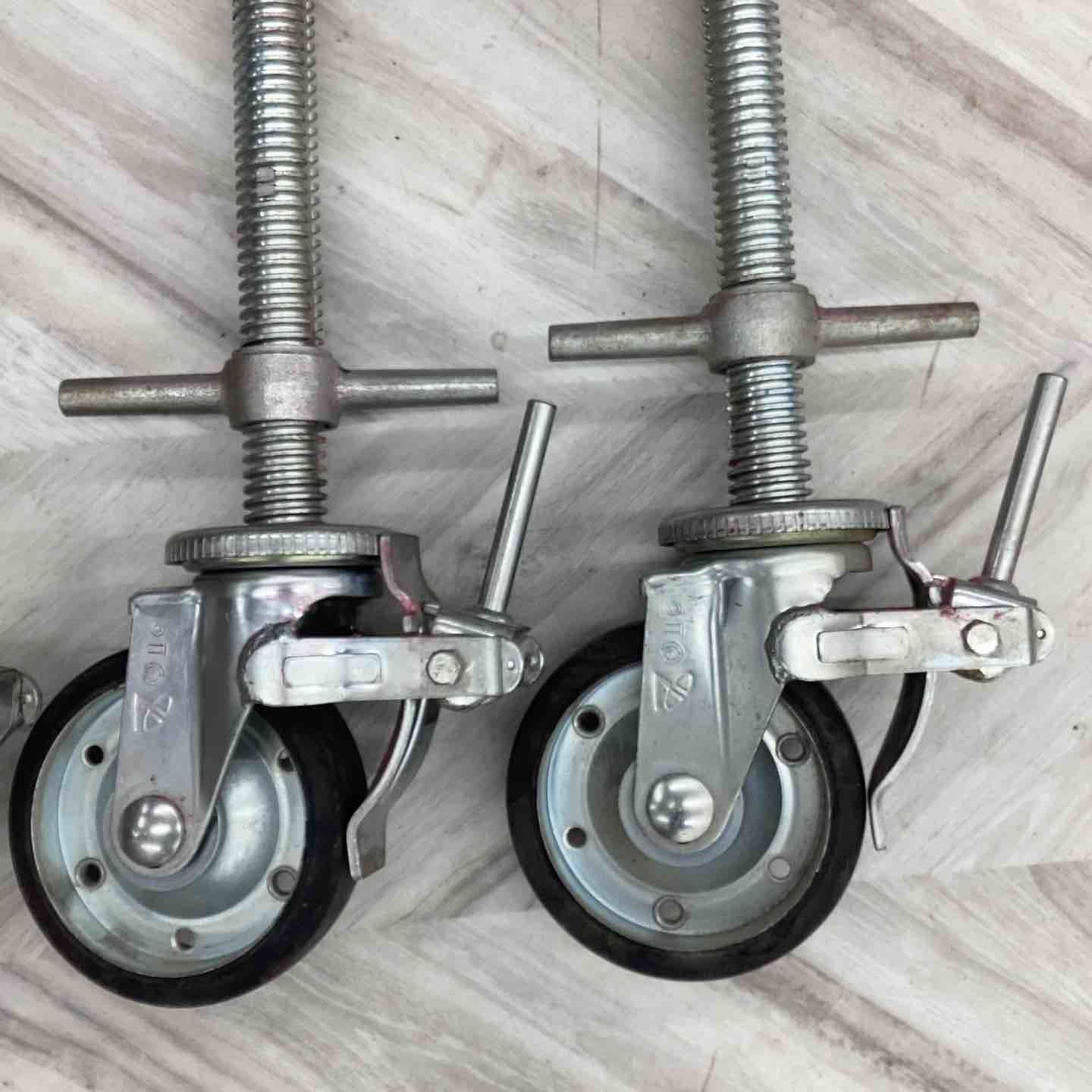 ローリングタワーの脚 車輪4本セット