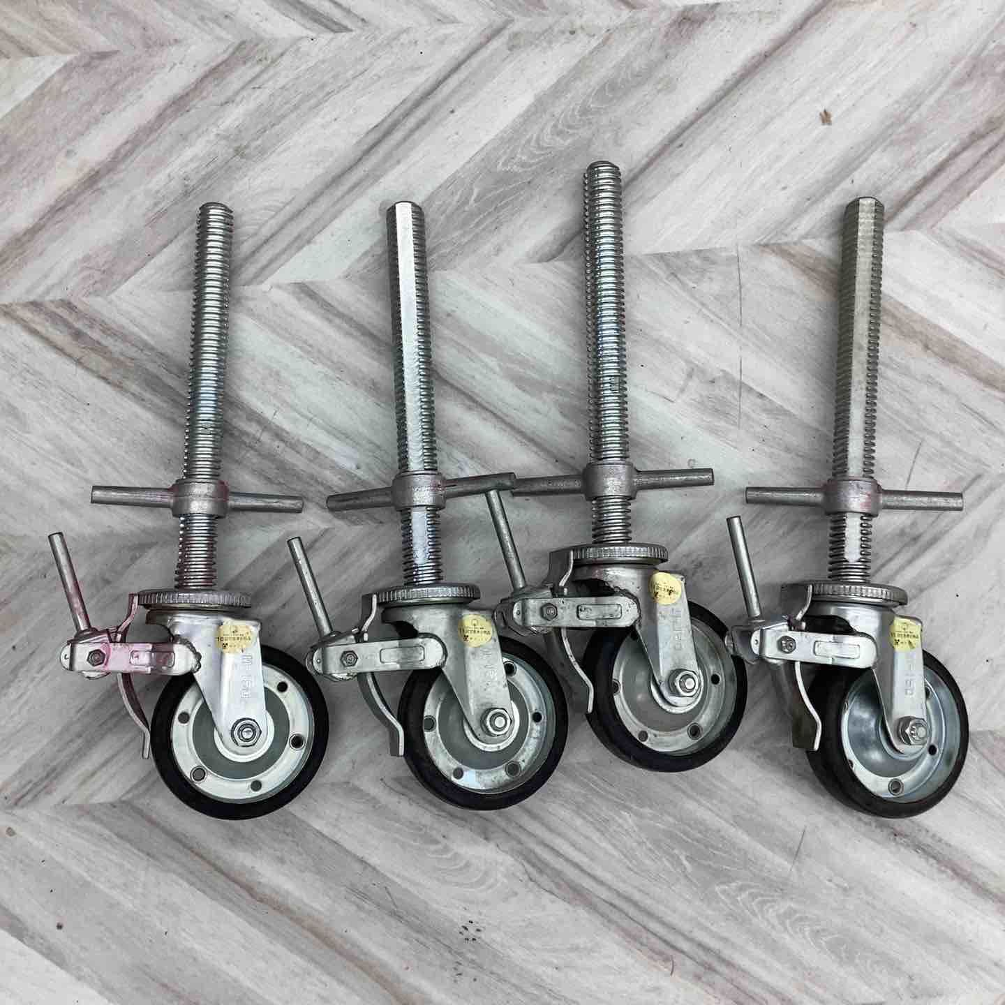 ローリングタワーの脚 車輪4本セット