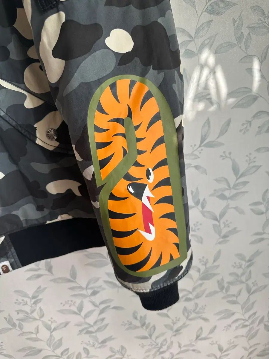 A BATHING APE ブラック カモフラージュ WGM ブルゾン ジャケット XL