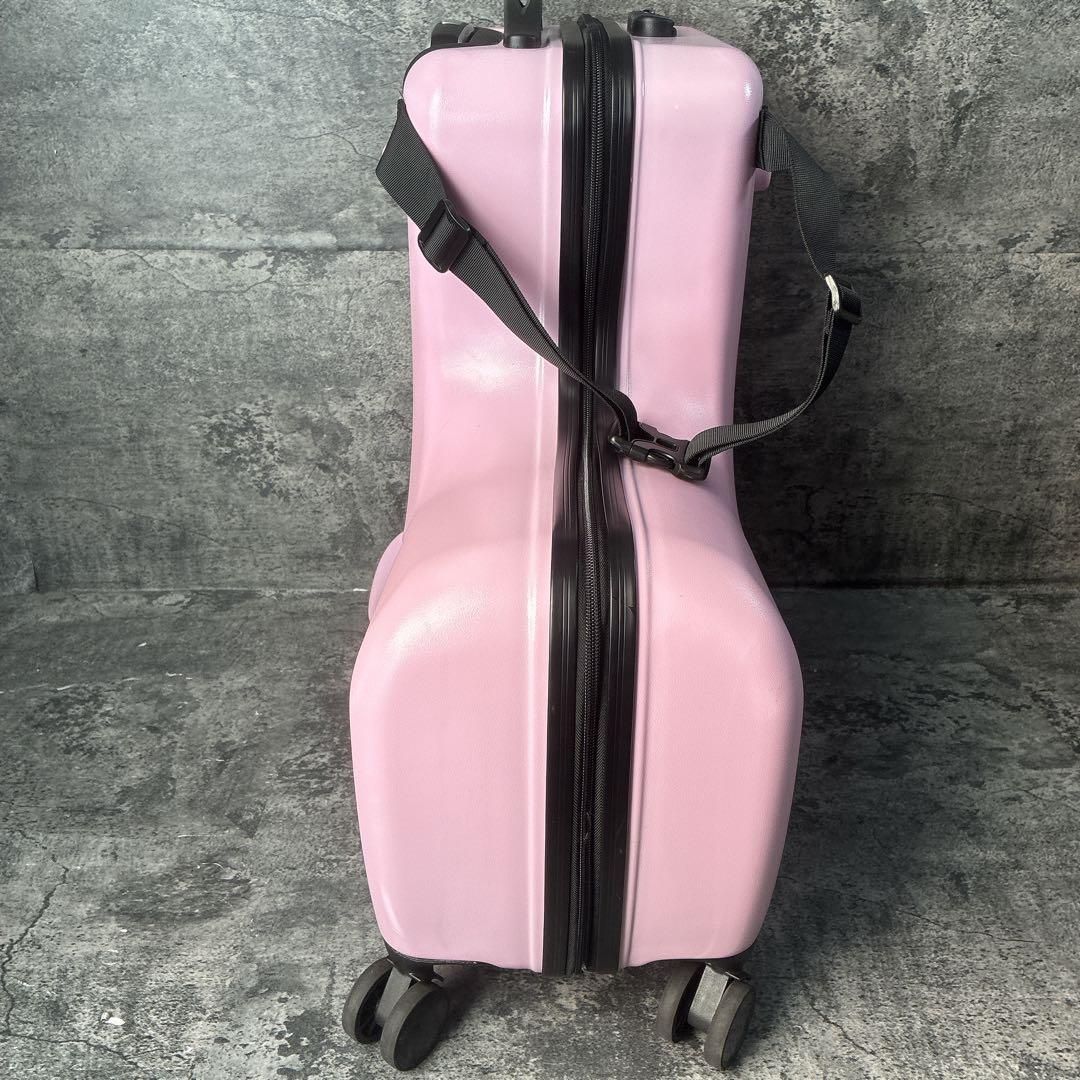 NORICCO ノリッコ 座れるキャリーケース ピンク - メルカリ