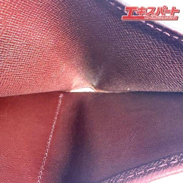 ルイヴィトン Louis Vuitton 二つ折り財布 タイガ ポルトビエ3 カルト