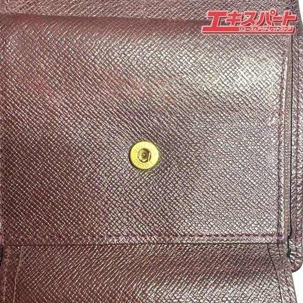 ルイヴィトン Louis Vuitton 二つ折り財布 タイガ ポルトビエ3 カルト