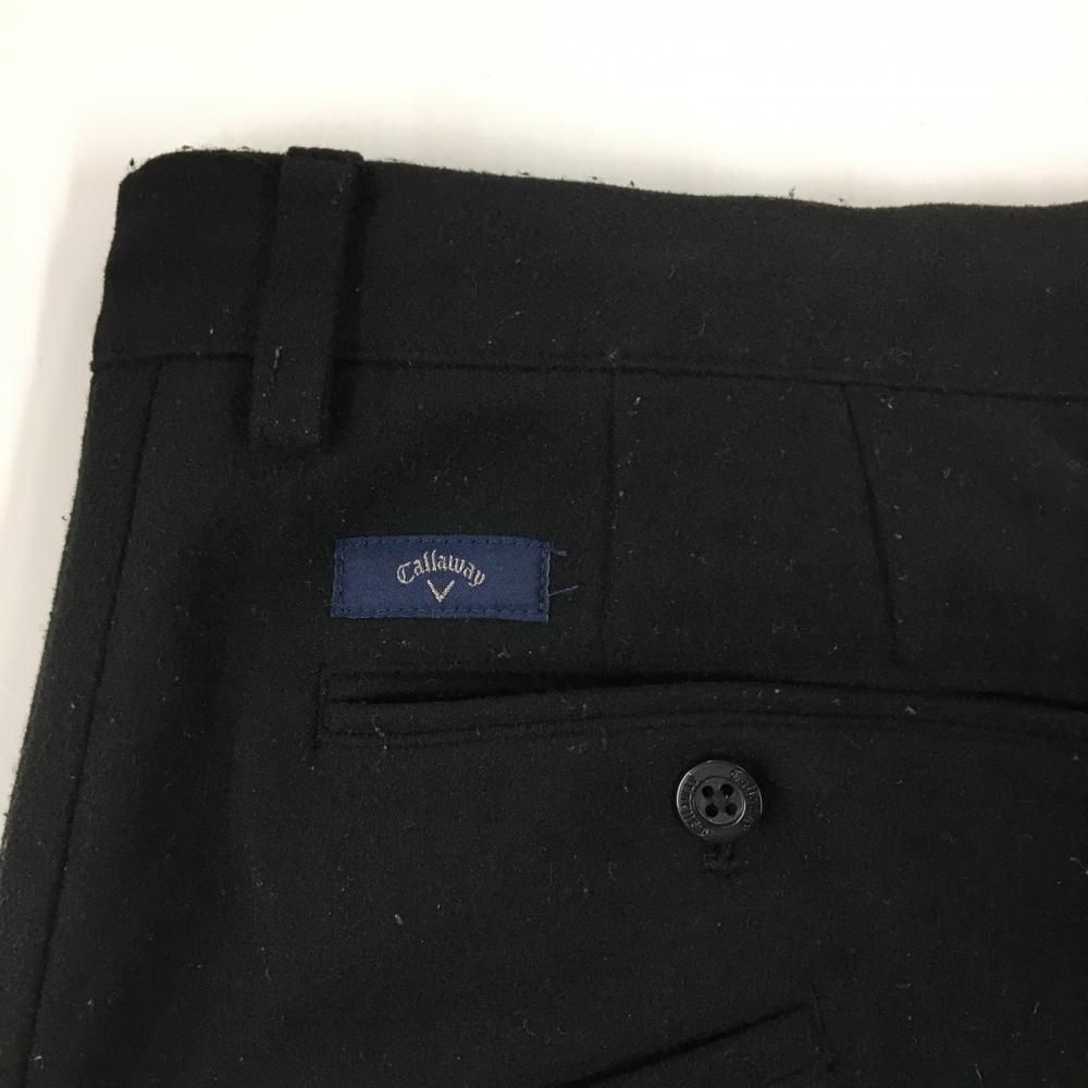キャロウェイ パンツ 黒 表微起毛 ストレッチ メンズ 3L ゴルフウェア