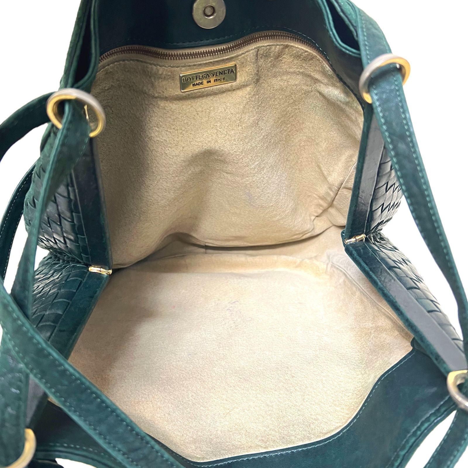 BOTTEGA VENETA ボッテガヴェネタ バッグ イントレチャート グリーン