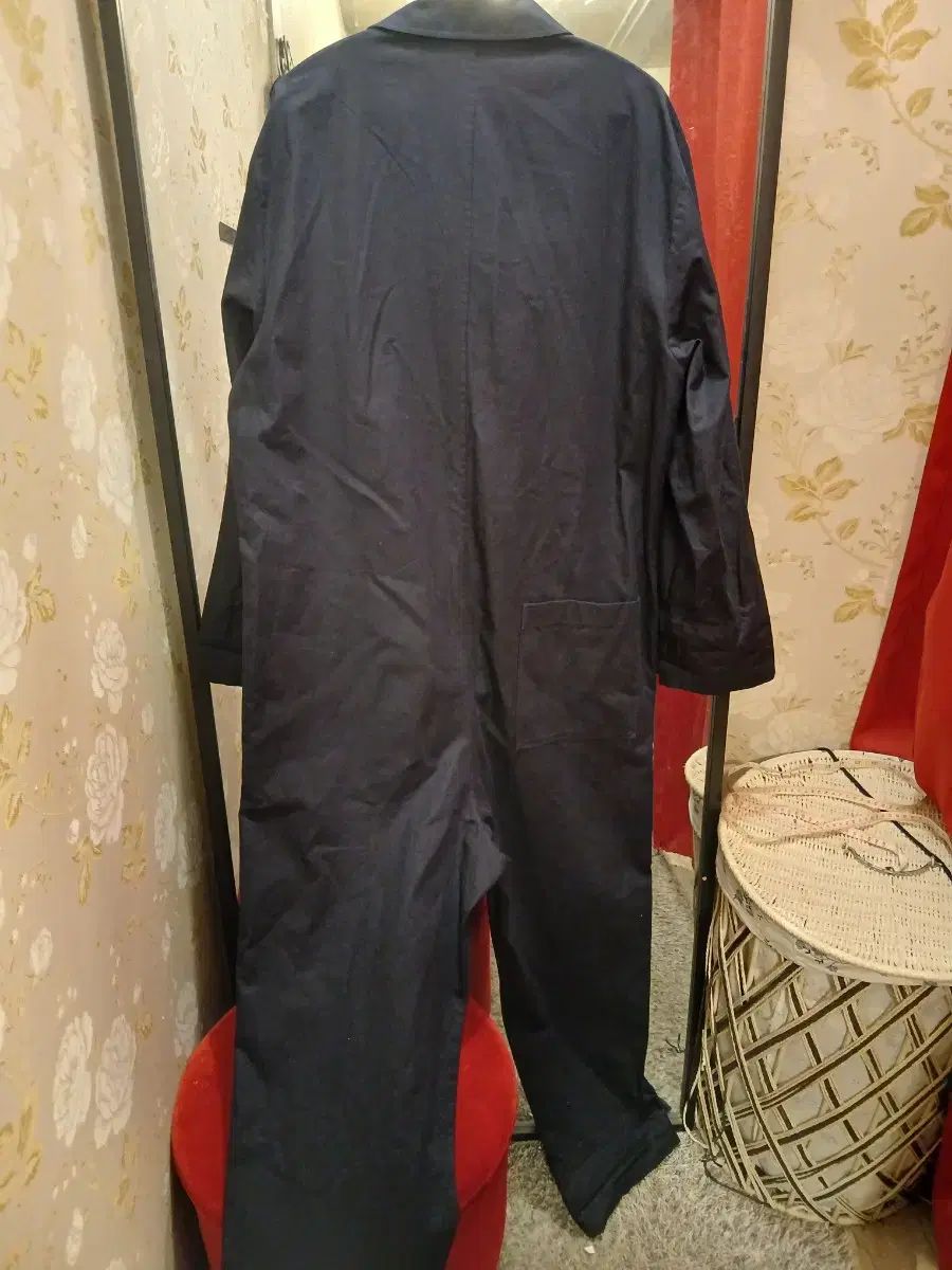 7 5 COS ロング オールインワン ネイビー M サイズ