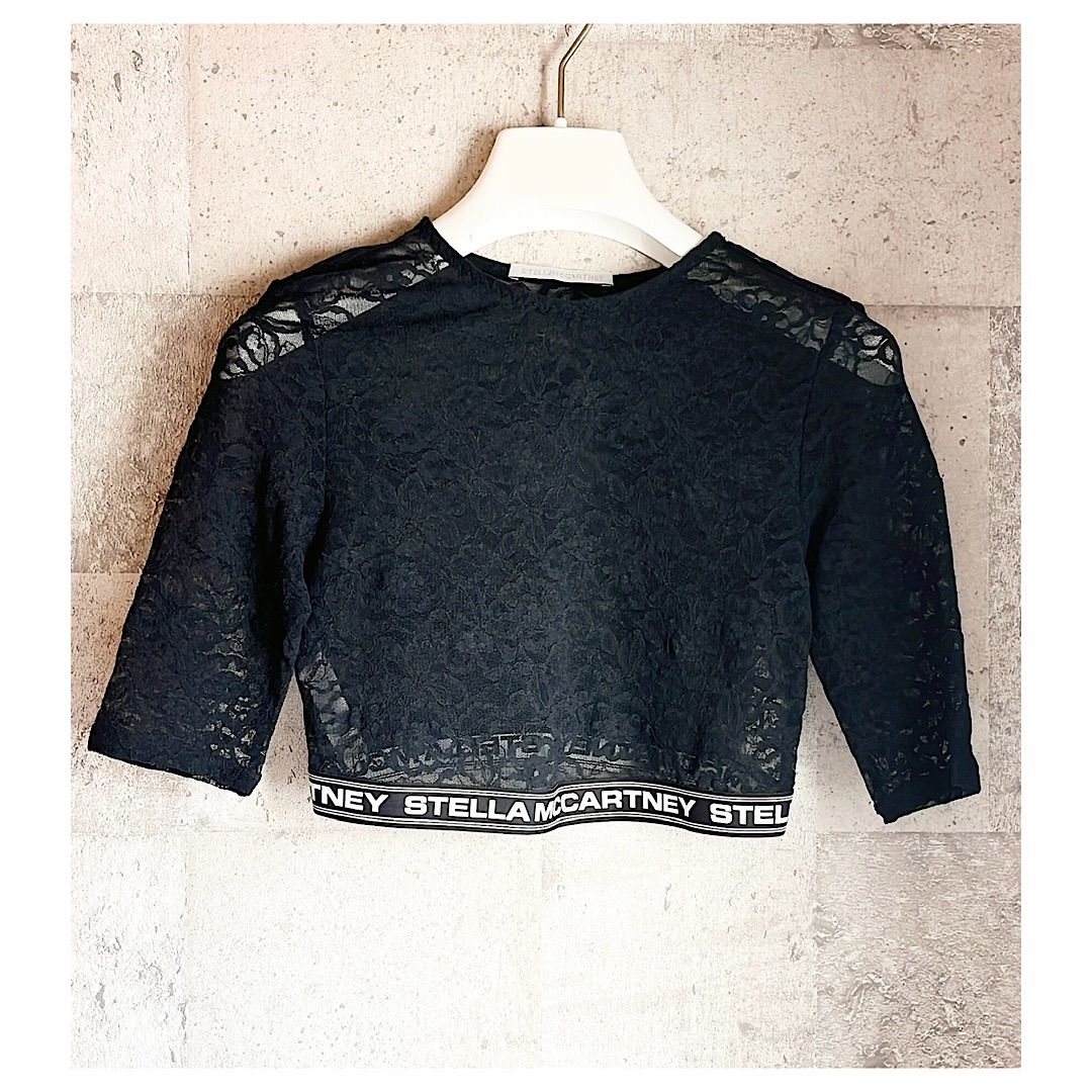 黒レース レディーストップス ステラマッカトニー ROCC the line セレクトショップ STELLAMcCARTNEY black lace tops