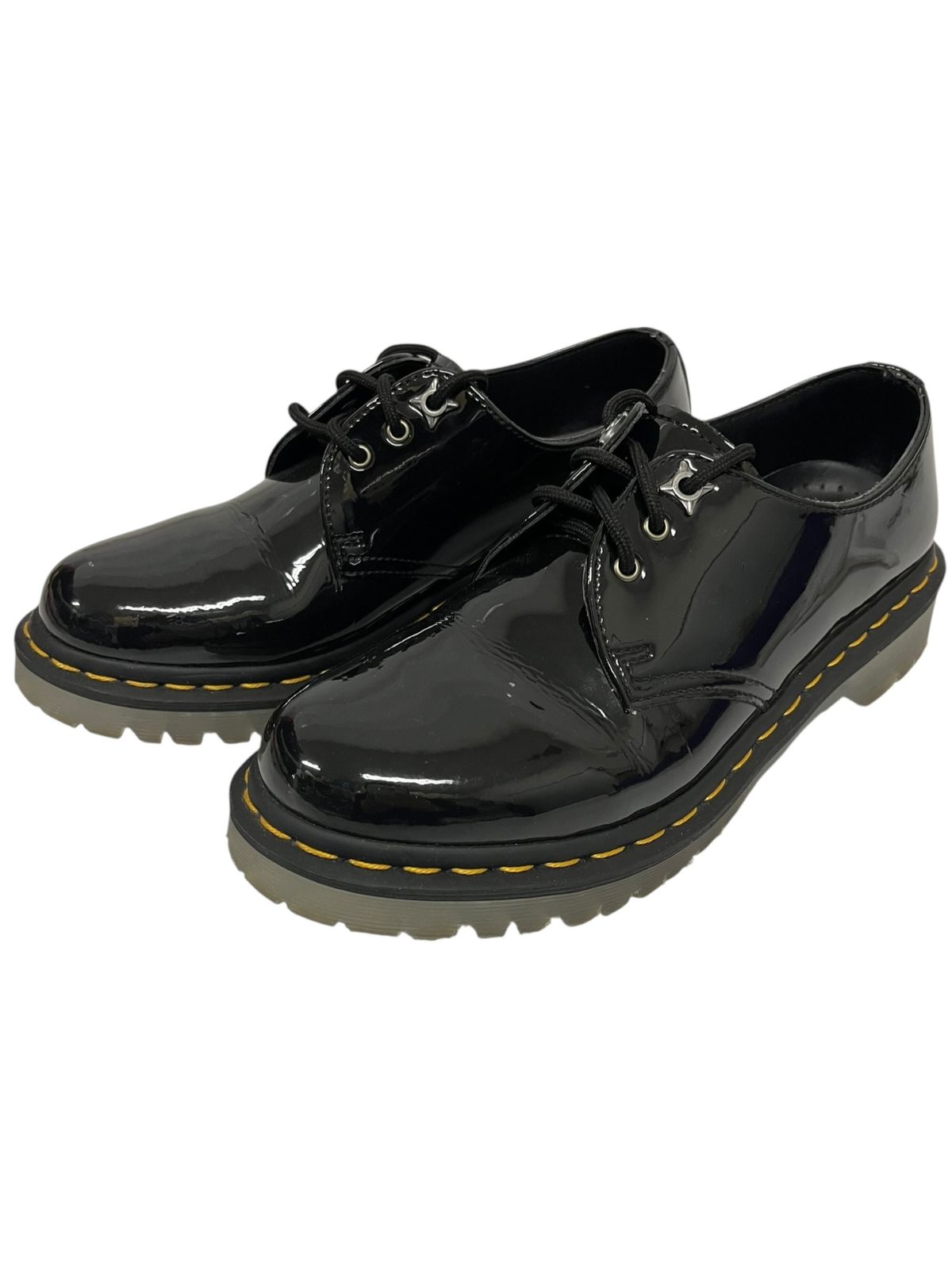Dr Martens ドクターマーチン 3 HOLE シューズ パテント 1461 ICED BN 25 ブラック メンズ 199