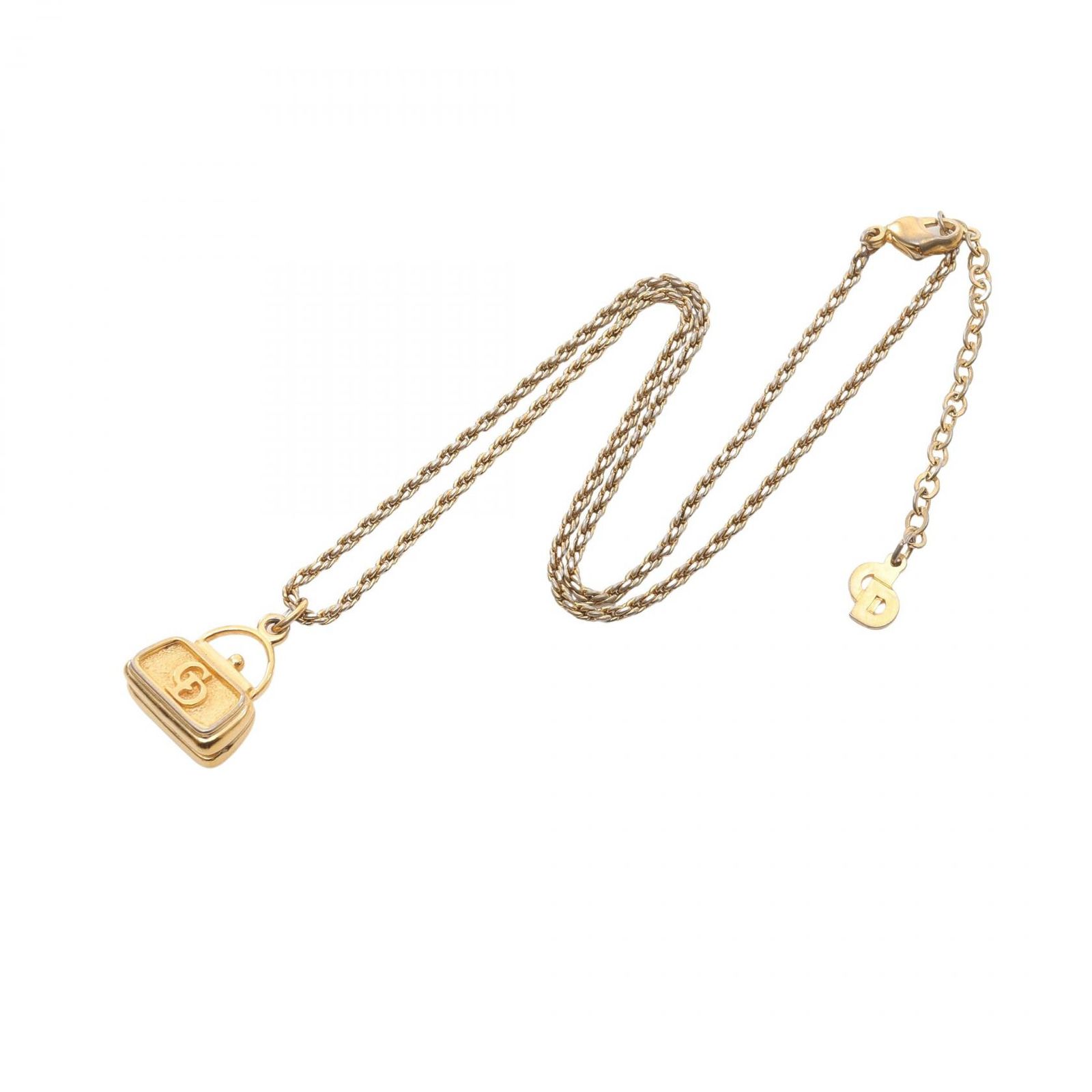 クリスチャンディオール Christian Dior ネックレス CDロゴ バッグ