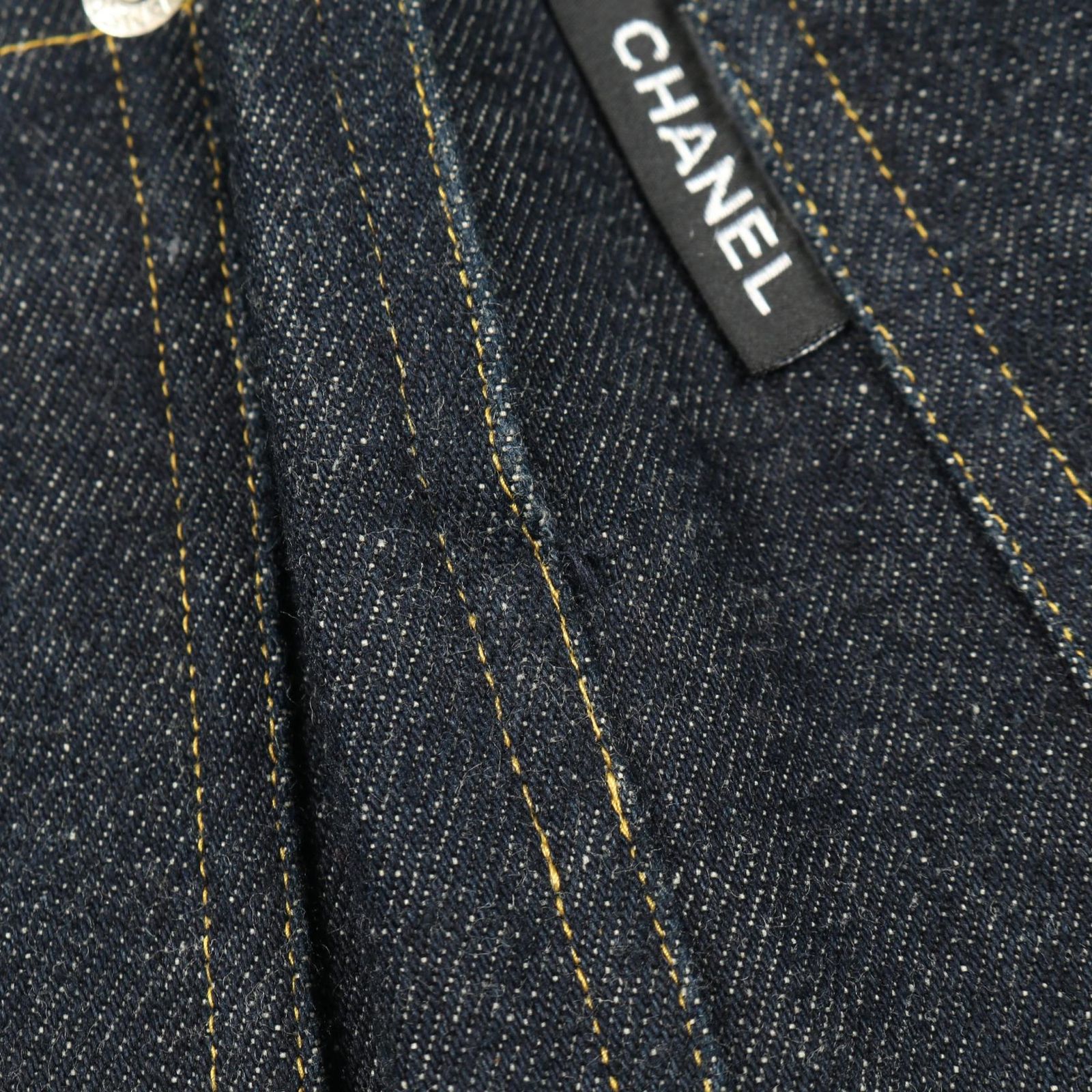 シャネル CHANEL スカート ココマーク P07055V04732 インディゴブルー