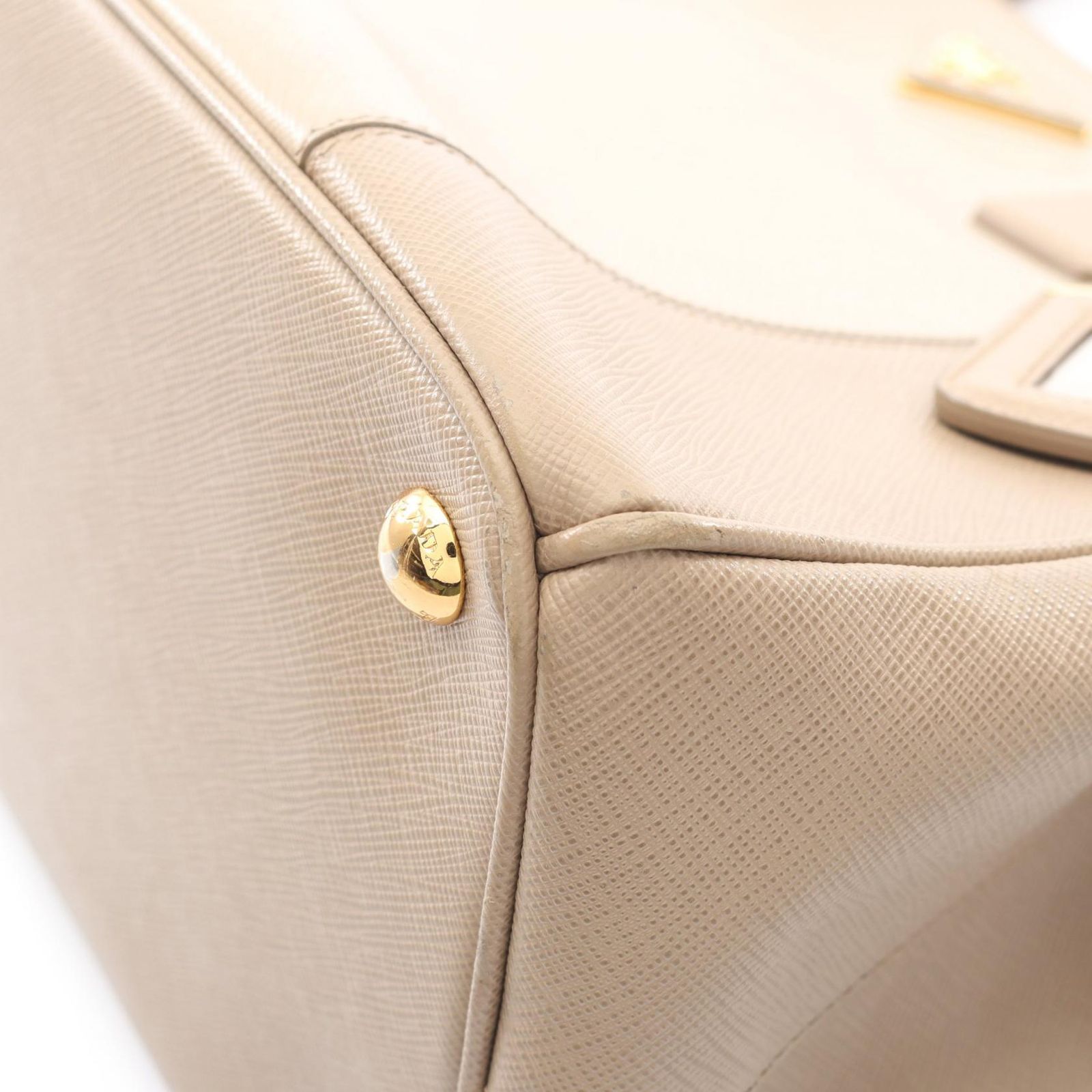 プラダ PRADA ハンドバッグ ガレリア B1786S グレージュ サフィアーノ 
