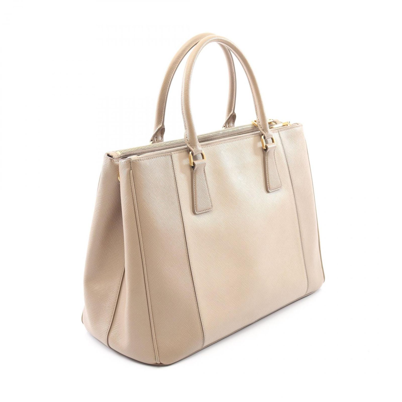 プラダ PRADA ハンドバッグ ガレリア B1786S グレージュ サフィアーノ 
